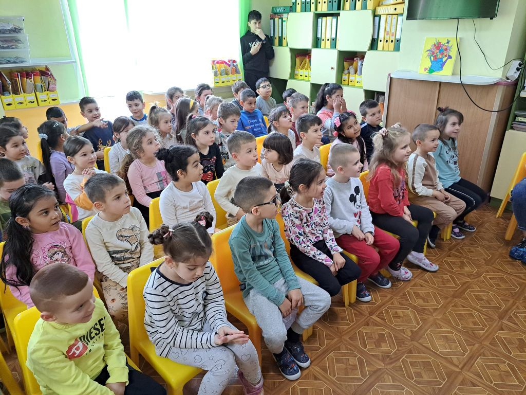 Среща с ученици от ЗПГ "Климент Тимирязев" - ДГ Пролет - Сандански